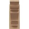 Ekena Millwork 6-in W x 14-in D x 14-in H Balboa Trad Rough Cedar Woodgrain TimberThane Outlooker, Primed Tan OUTUR060X14X14BOA04RCPR - alternate 4